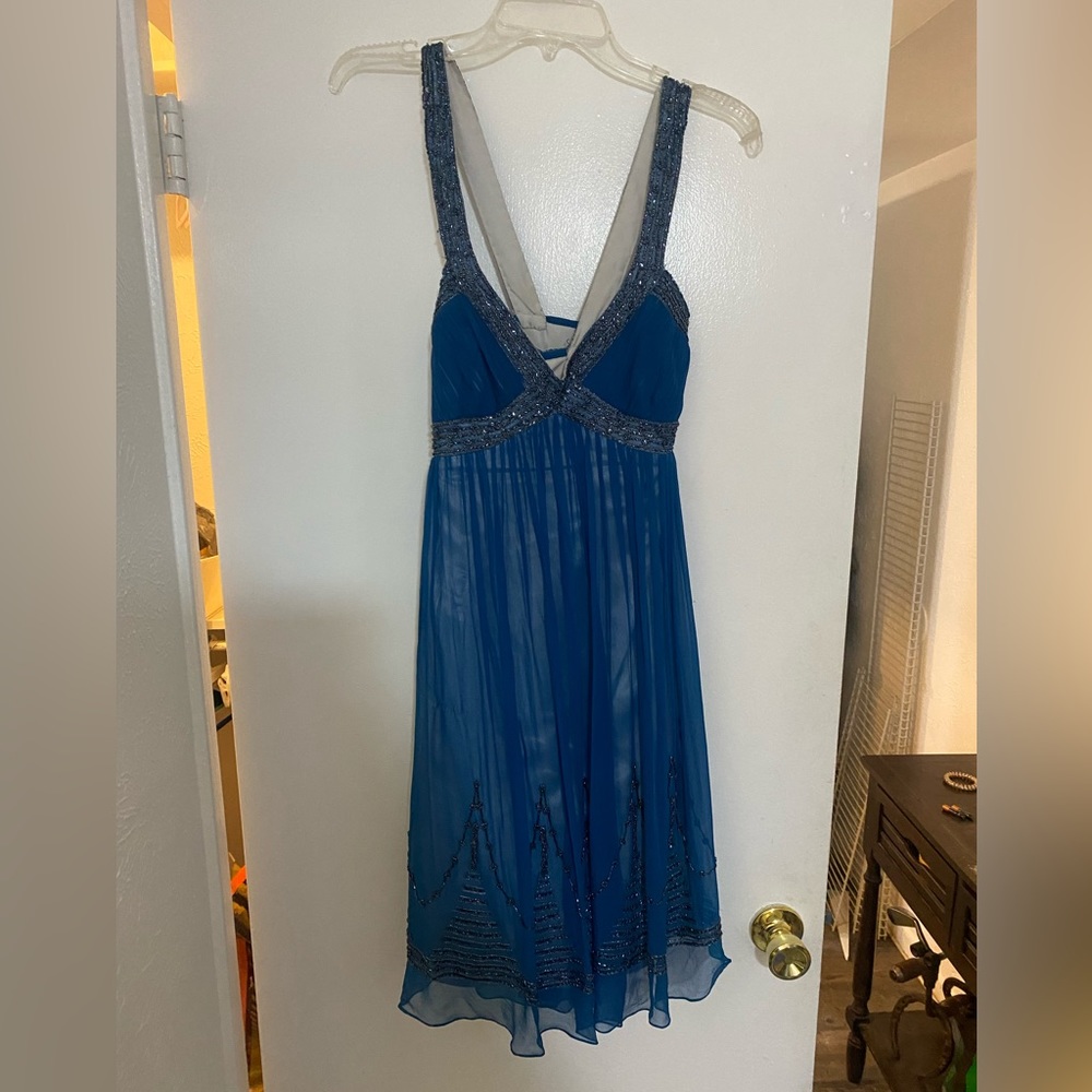 New with tags beautiful teal cocktail dress size 6